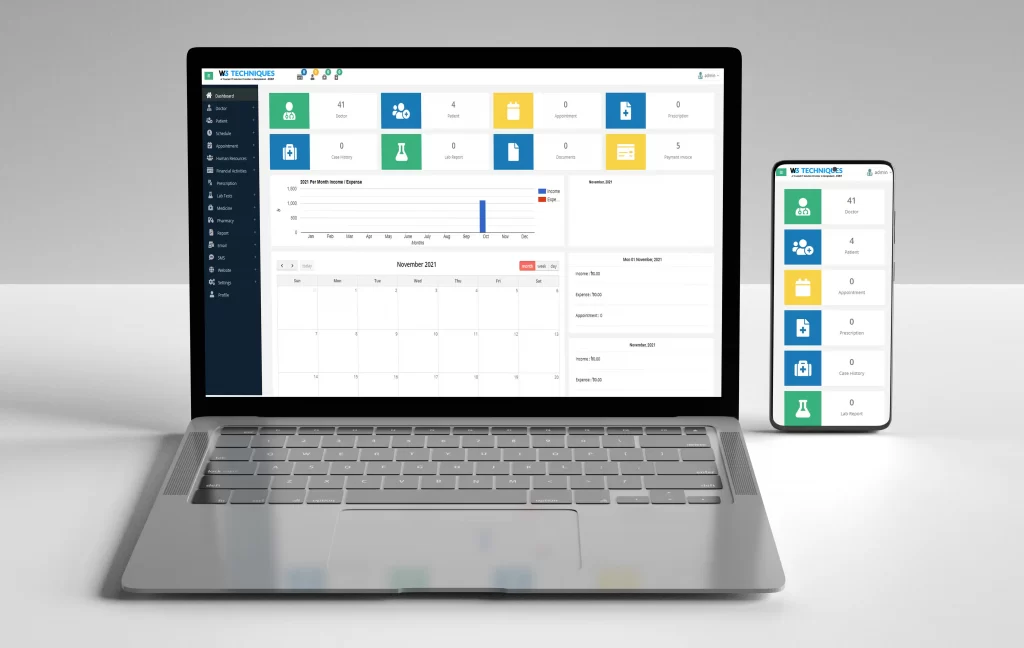 Diagonstic management Mockup