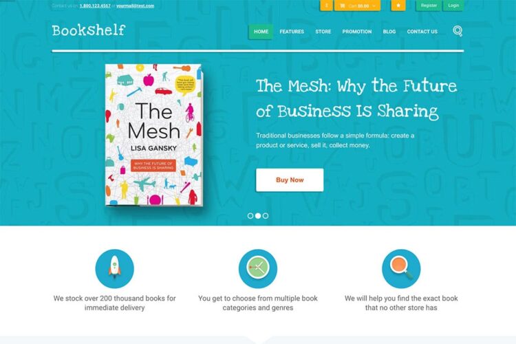 Bookstore WordPress Themes