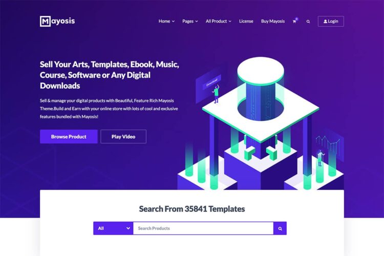Digital Products WordPress Themes 2022